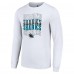 Футболка с длинным рукавом San Jose Sharks Starter Four Team Name Logo Graphic - White