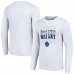 Футболка с длинным рукавом Toronto Maple Leafs Starter Four Team Name Logo Graphic - White