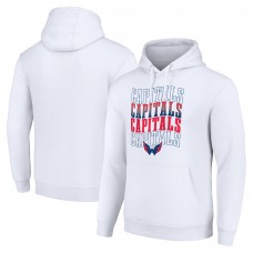 Толстовка Washington Capitals Starter White Four Team Name Logo Fleece