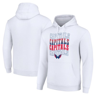 Толстовка Washington Capitals Starter White Four Team Name Logo Fleece