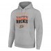 Толстовка Anaheim Ducks Starter Four Team Name Logo Fleece - Heather Gray