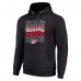 Толстовка Carolina Hurricanes Starter Black Four Team Name Logo Fleece