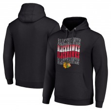 Толстовка Chicago Blackhawks Starter Four Team Name Logo Fleece - Black