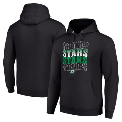 Толстовка Dallas Stars Starter Four Team Name Logo Fleece - Black