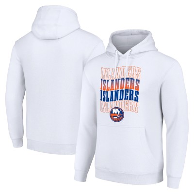 Толстовка New York Islanders Starter Four Team Name Logo Fleece - White