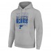 Толстовка St. Louis Blues Starter Four Team Name Logo Fleece - Heather Gray