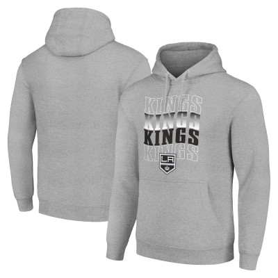 Толстовка Los Angeles Kings Starter Four Team Name Logo Fleece - Heather Gray