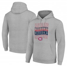 Толстовка Montreal Canadiens Starter Four Team Name Logo Fleece - Heather Gray