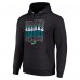 Толстовка San Jose Sharks Starter Four Team Name Logo Fleece - Black