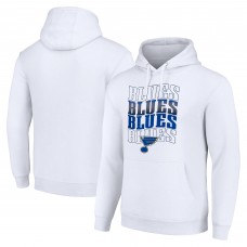 Толстовка St. Louis Blues Starter Four Team Name Logo Fleece - White