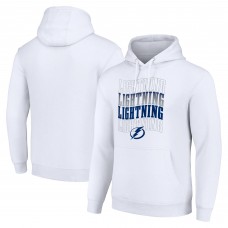 Толстовка Tampa Bay Lightning Starter Four Team Name Logo Fleece - White