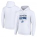 Толстовка Tampa Bay Lightning Starter Four Team Name Logo Fleece - White