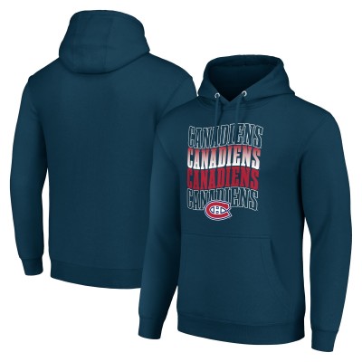 Толстовка Montreal Canadiens Starter Four Team Name Logo Fleece - Navy