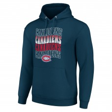 Толстовка Montreal Canadiens Starter Four Team Name Logo Fleece - Navy