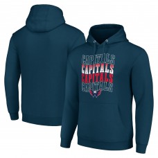 Толстовка Washington Capitals Starter Navy Four Team Name Logo Fleece