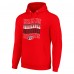 Толстовка Carolina Hurricanes Starter Red Four Team Name Logo Fleece