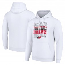 Толстовка Carolina Hurricanes Starter White Four Team Name Logo Fleece Толстовка Carolina Hurricanes Starter White Four Team Name Logo Fleece