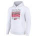 Толстовка Carolina Hurricanes Starter White Four Team Name Logo Fleece
