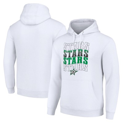 Толстовка Dallas Stars Starter Four Team Name Logo Fleece - White