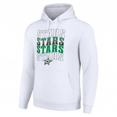 Толстовка Dallas Stars Starter Four Team Name Logo Fleece - White