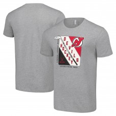 Футболка New Jersey Devils Starter Shield Graphic - Heather Gray