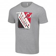 Футболка New Jersey Devils Starter Shield Graphic - Heather Gray