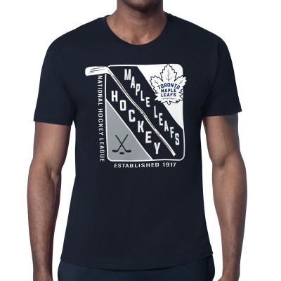 Toronto Maple Leafs Starter Navy Shield Graphic T-Shirt