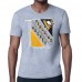 Pittsburgh Penguins Starter Heather Gray Shield Graphic T-Shirt