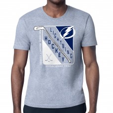 Футболка Tampa Bay Lightning Starter Shield Graphic - Heather Gray Футболка Tampa Bay Lightning Starter Shield Graphic - Heather Gray