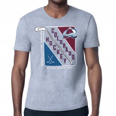 Футболка Colorado Avalanche Starter Shield Graphic - Heather Gray