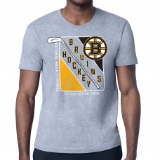 Футболка Boston Bruins Starter Shield Graphic - Heather Gray