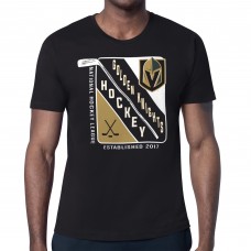 Футболка Vegas Golden Knights Starter Black Shield Graphic