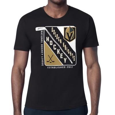 Футболка Vegas Golden Knights Starter Black Shield Graphic