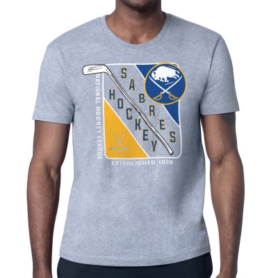 Футболка Buffalo Sabres Starter Shield Graphic - Heather Gray