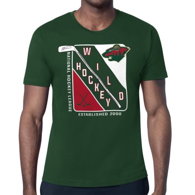 Футболка Minnesota Wild Starter Shield Graphic - Olive