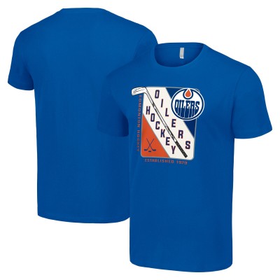 Футболка Edmonton Oilers Starter Shield Graphic - Royal