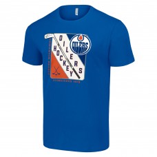 Футболка Edmonton Oilers Starter Shield Graphic - Royal