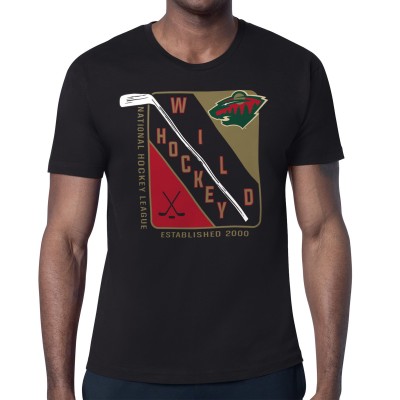 Футболка Minnesota Wild Starter Shield Graphic - Black
