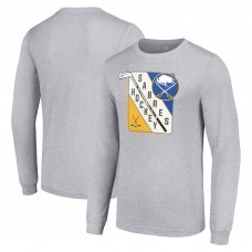 Футболка с длинным рукавом Buffalo Sabres Starter Shield Graphic - Heather Gray