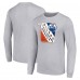 Футболка с длинным рукавом Edmonton Oilers Starter Shield Graphic - Heather Gray