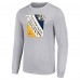 Футболка с длинным рукавом Nashville Predators Starter Shield Graphic - Heather Gray