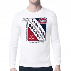 Футболка с длинным рукавом Montreal Canadiens Starter Shield Graphic - White