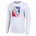Футболка с длинным рукавом New York Rangers Starter Shield Graphic - White