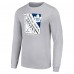 Футболка с длинным рукавом Toronto Maple Leafs Starter Shield Graphic - Heather Gray