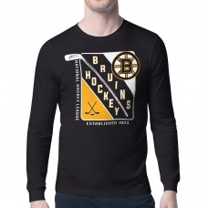 Футболка с длинным рукавом Boston Bruins Starter Shield Graphic - Black