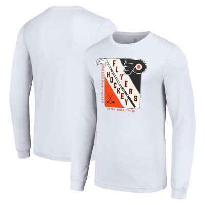 Футболка с длинным рукавом Philadelphia Flyers Starter Shield Graphic - White