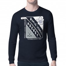 Футболка с длинным рукавом Toronto Maple Leafs Starter Shield Graphic - Navy