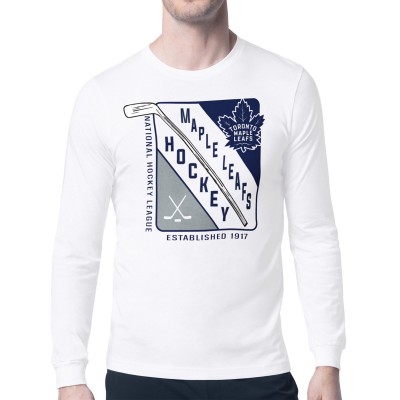 Футболка с длинным рукавом Toronto Maple Leafs Starter Shield Graphic - White