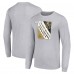 Футболка с длинным рукавом Vegas Golden Knights Starter Shield Graphic - Heather Gray