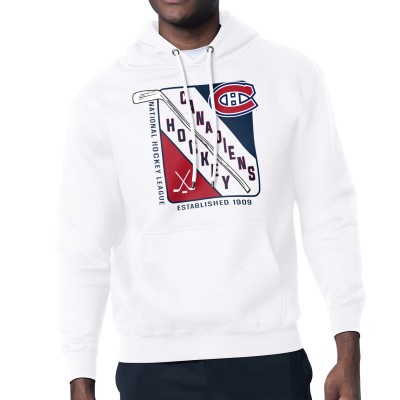 Толстовка Montreal Canadiens Starter Shield Logo - White